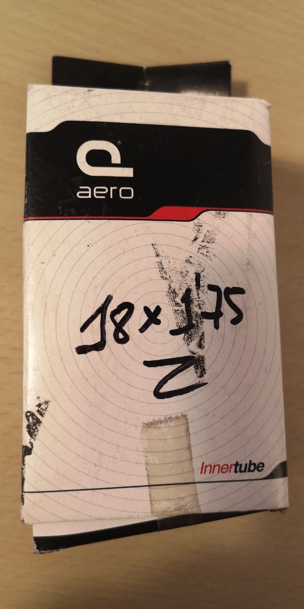 Cámara rueda bicicleta Aero 18 x 1,75