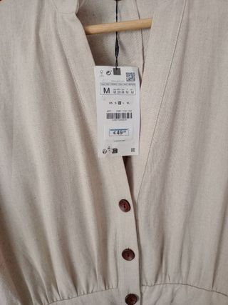 Mono beige zara