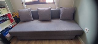 Sofá cama gris