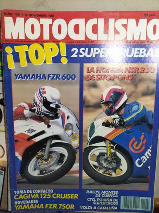 Colección de revistas y periódicos motos antiguas