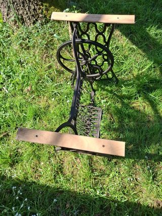 Pie mesa vintage Máquina de coser Singer