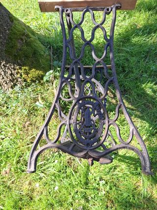 Pie mesa vintage Máquina de coser Singer