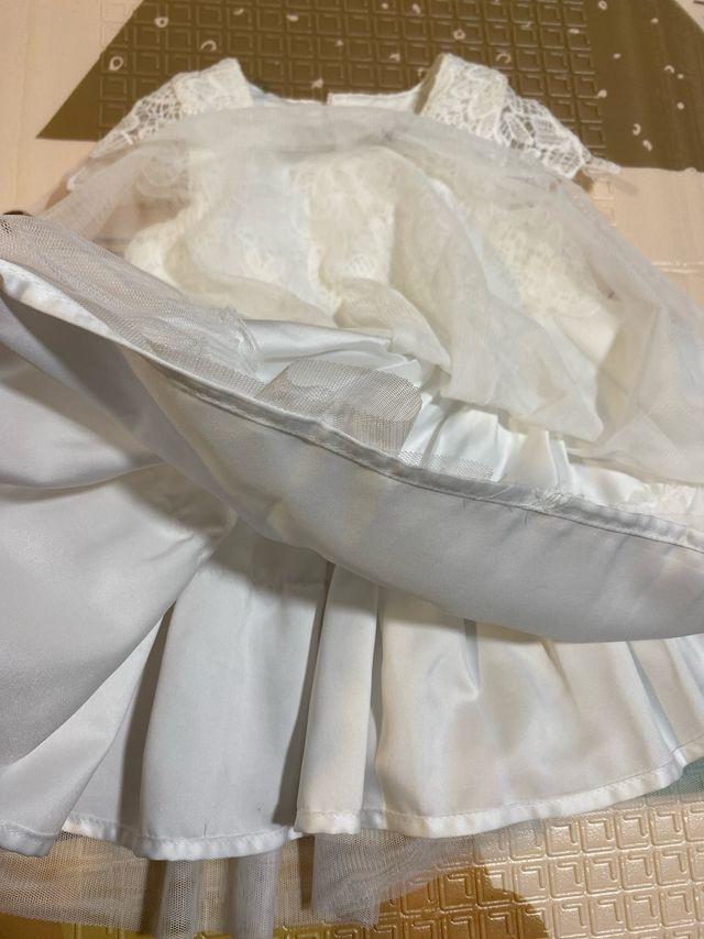 Vestido bautizo 68 cm 3 a 6 meses