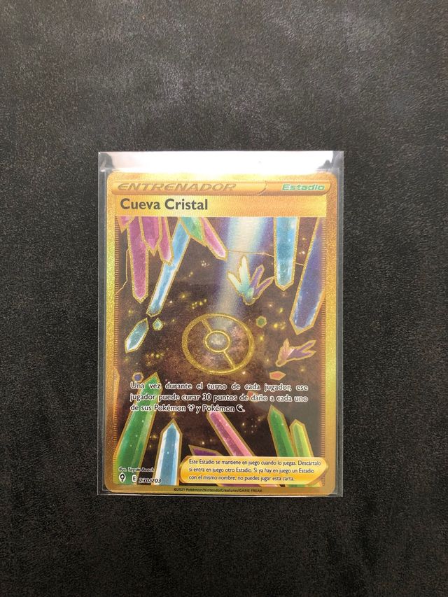 Carta Pokemon Cueva de Cristal