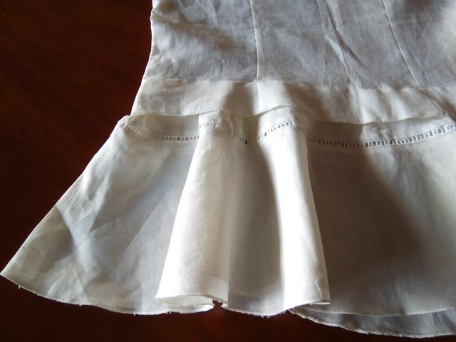 Falda BLANCA VOLANTE faldas vestidos ceremonia