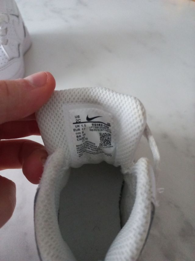 Zapatillas bebé Nike Court Borough T 17