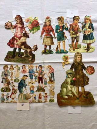 Laminas cromos troquelados EF