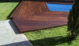 Tarima ipe exterior macizo