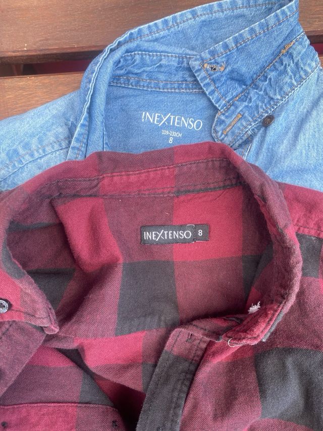 Lote camisas niño 8 años Inextenso
