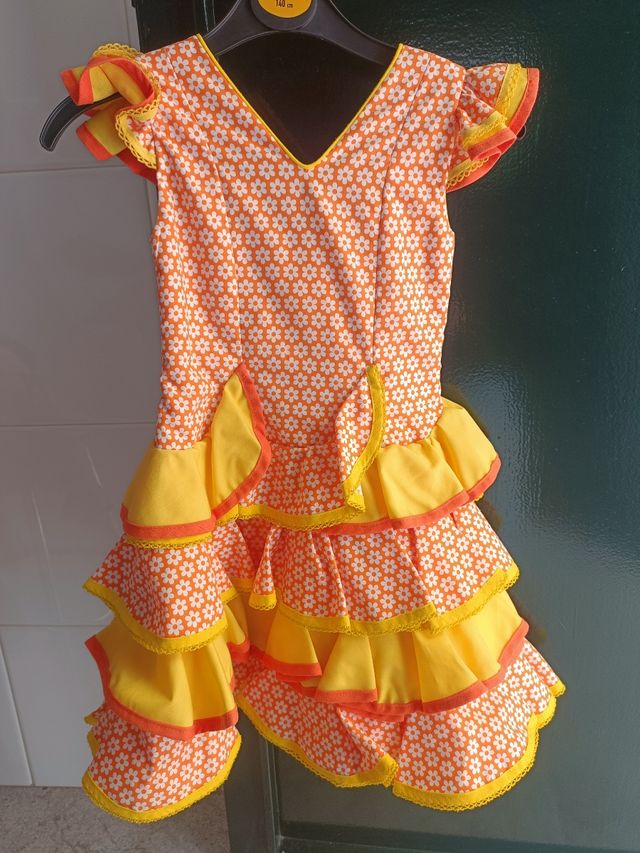 Traje flamenca niña