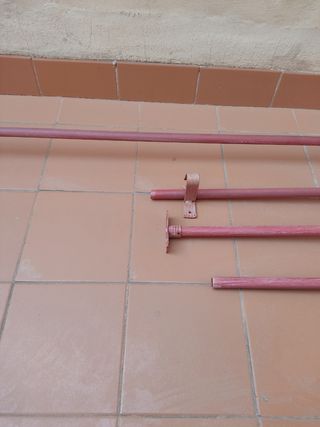 Barras cortinas forja