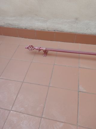 Barras cortinas forja