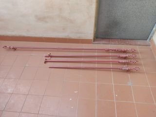 Barras cortinas forja