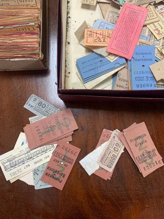 billetes de tren antiguos