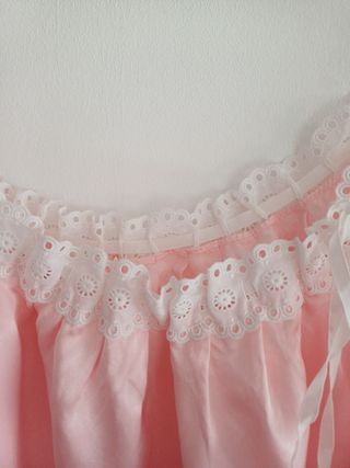 Camisón  de raso hecho a mano