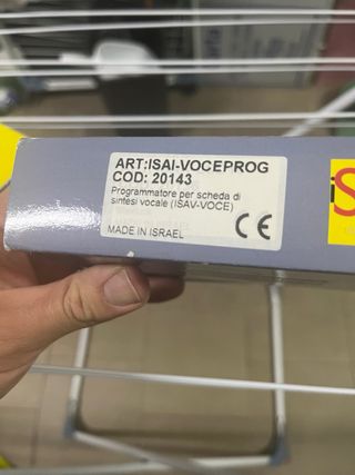 Schede sintesi vocale iSicuri cod.20143