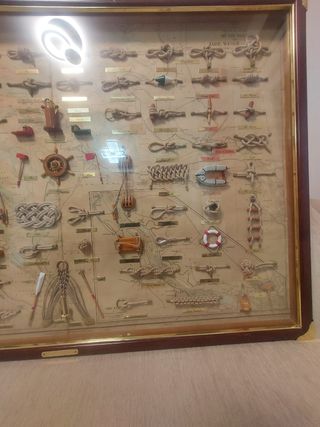 Cuadro nudos marineros Artesanal