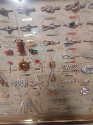 Cuadro nudos marineros Artesanal