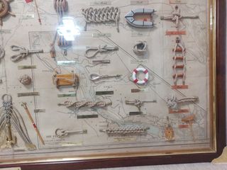 Cuadro nudos marineros Artesanal
