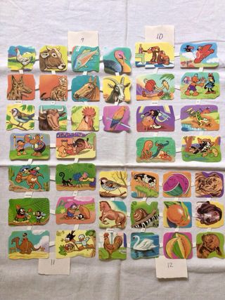 Laminas cromos troquelados edivas grandes