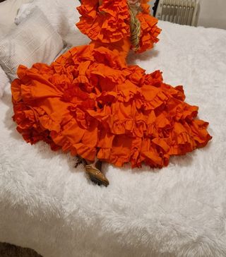 Vestido flamenca, único y vibrante.