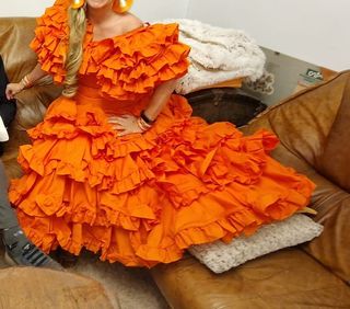 Vestido flamenca, único y vibrante.