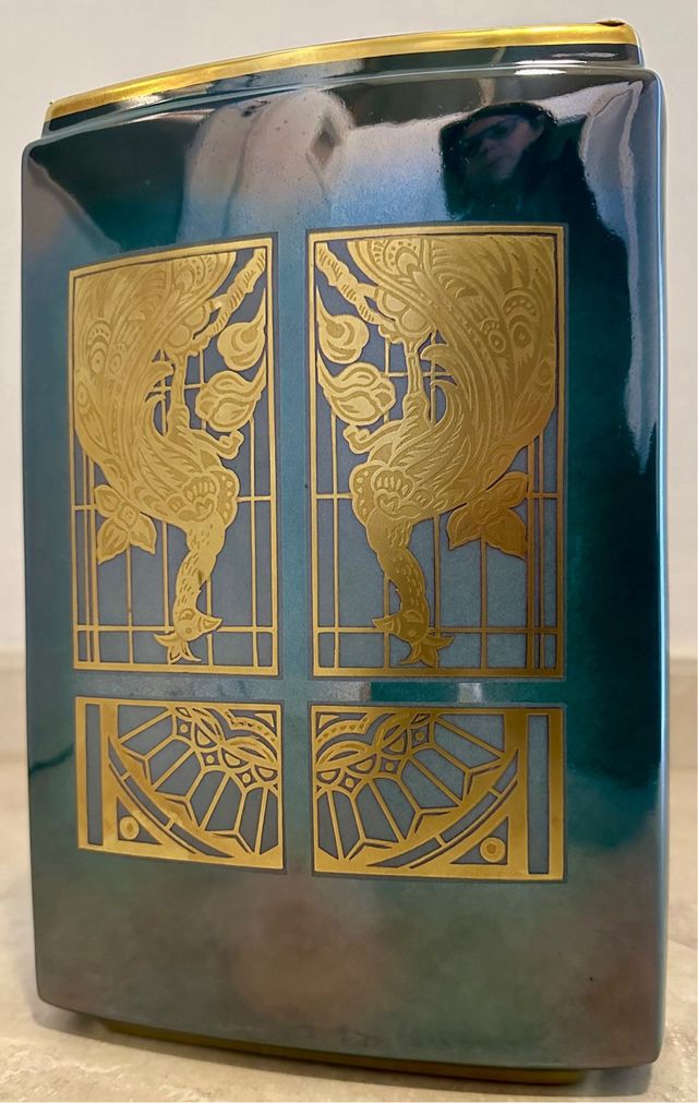 Vaso limonges oro zecchino longo