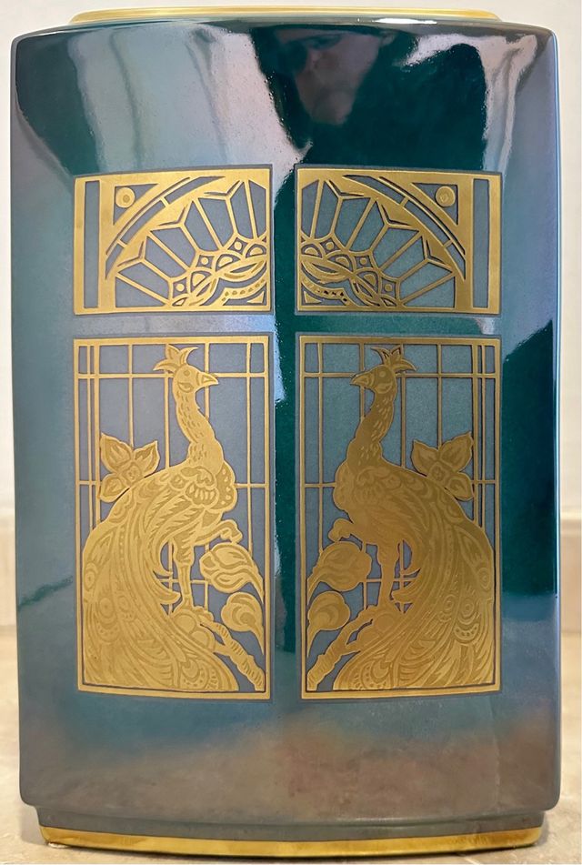 Vaso limonges oro zecchino longo