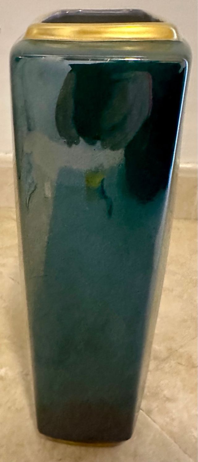 Vaso limonges oro zecchino longo