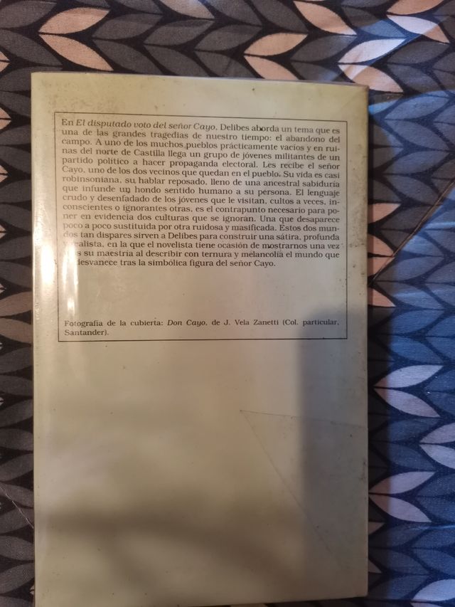 El disputado voto del señor cayo