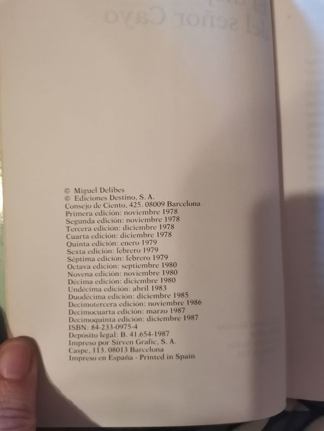 El disputado voto del señor cayo