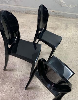 3 sedie Victoria Ghost Kartell