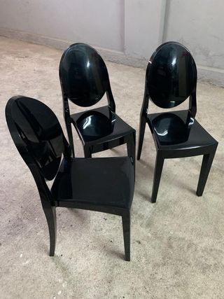 3 sedie Victoria Ghost Kartell