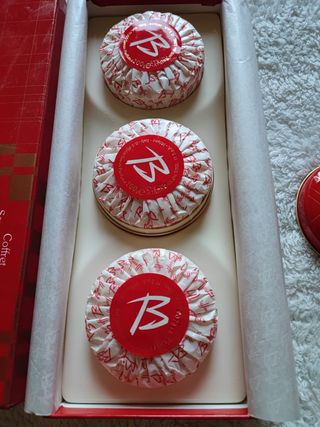 Confezione saponette e porta sapone