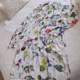 Vestido camisero zara