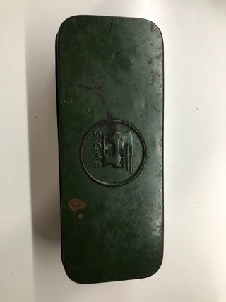 Caja antigua Sigma hojalata metal