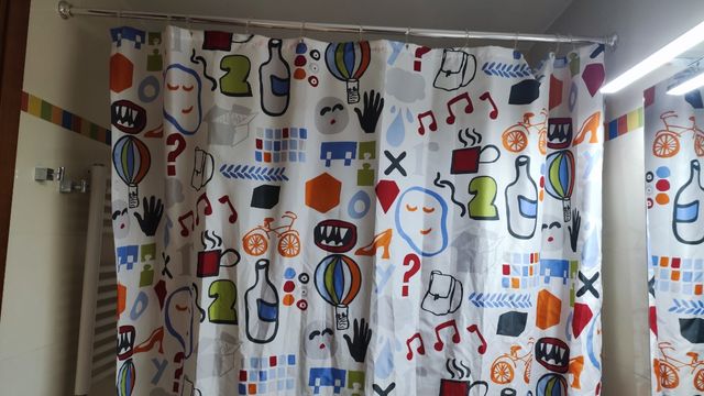 Barra y cortina bañera