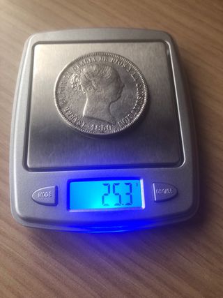 Moneda 20 Reales 1850 Madrid CL.