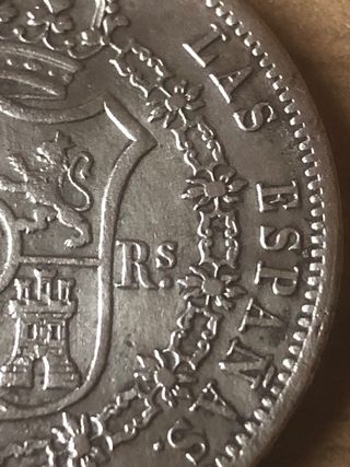 Moneda 20 Reales 1850 Madrid CL.