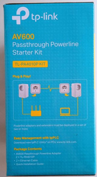 Tp-link AV600 Powerline startet kit