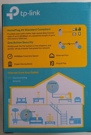 Tp-link AV600 Powerline startet kit