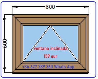 Ventana abatible PVC ' calidad