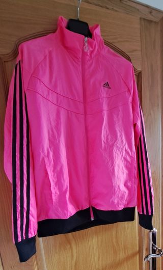 Chaqueta mujer rosa Adidas talla S