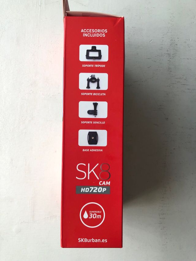 Telecamera sportiva SK8 CAM HD720p