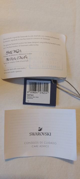 Collar Swarovski oro rosa NUEVO a estrenar
