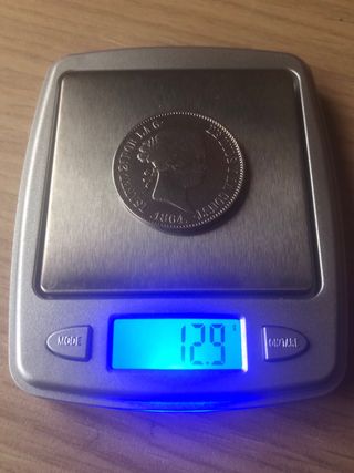 Moneda 10 reales 1864 madrid.