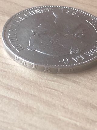 Moneda 10 reales 1864 madrid.