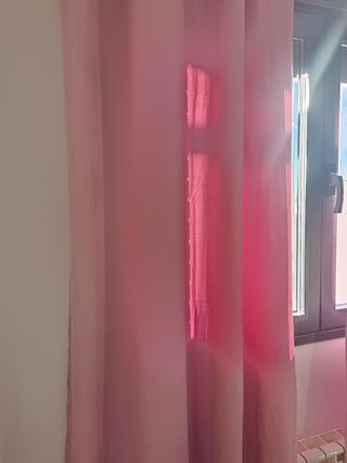 Cortinas rosas