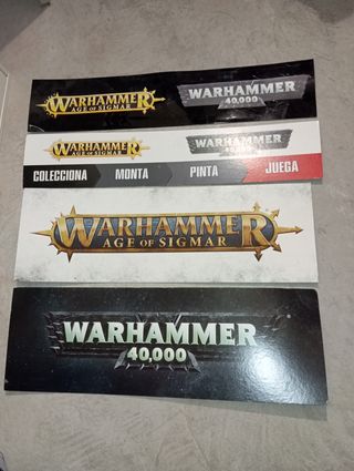 Warhammer lote carteles originales
