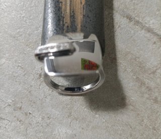 Anello Breil con zirconi misura 17,7 mm